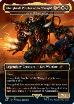 Wizards Of The Coast Zurgo Helmsmasher - Secret Lair Drop / Ghazghkull, Prophet Of The Waaagh! (Borderless)