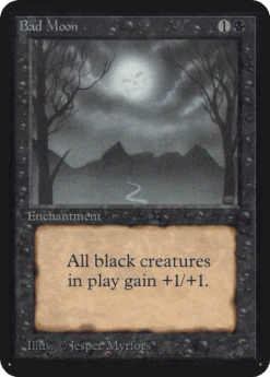 Wizards Of The Coast Bad Moon - Limited Edition Alpha