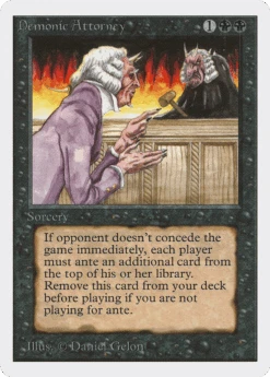 Wizards Of The Coast Demonic Attorney - Unlimited Edition