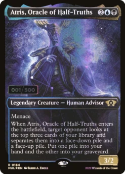 Wizards Of The Coast Atris, Oracle Of Half-Truths (MUL-164Z) - Multiverse Legends: (Showcase) Foil