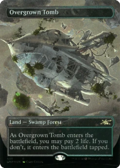 Wizards Of The Coast Overgrown Tomb (UNF-535) - Unfinity (Borderless) Foil