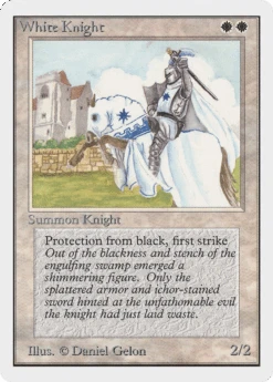 Wizards Of The Coast White Knight - Unlimited Edition