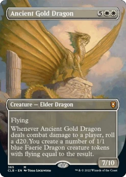 Wizards Of The Coast Ancient Gold Dragon (Borderless)