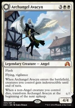 Wizards Of The Coast Magic: Shadows Over Innistrad 005: Archangel Avacyn/ Avacyn, The Purifier