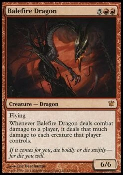 Wizards Of The Coast Magic: Innistrad 129: Balefire Dragon