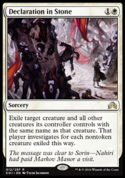 Wizards Of The Coast Magic: Shadows Over Innistrad 012: Declaration In Stone