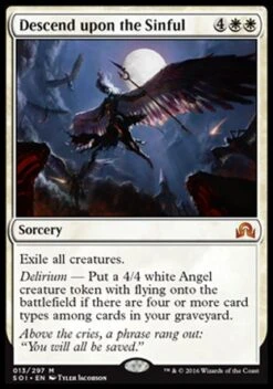 Wizards Of The Coast Magic: Shadows Over Innistrad 013: Descend Upon The Sinful