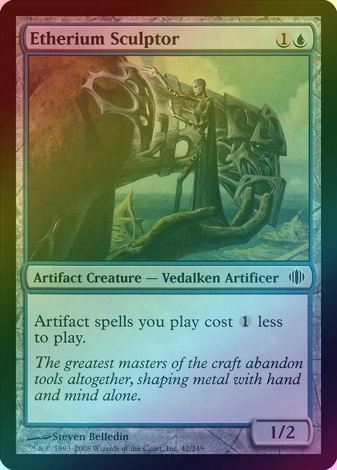 Wizards Of The Coast MTG: Modern Masters 044: Etherium Sculptor (FOIL) 3 Wizards Of The Coast MTG: Modern Masters 044: Etherium Sculptor (FOIL)