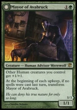 Wizards Of The Coast Magic: Innistrad 193: Mayor Of Avabruck // Howlpack Alpha