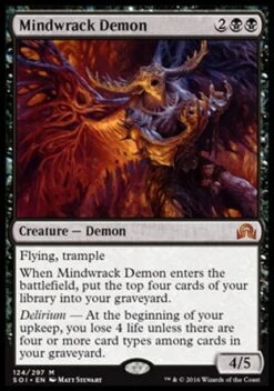 Wizards Of The Coast Magic: Shadows Over Innistrad 124: Mindwrack Demon