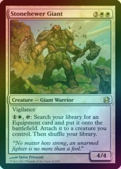 Wizards Of The Coast MTG: Modern Masters 031: Stonehewer Giant (FOIL)