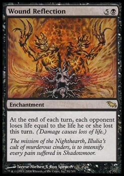 Wizards Of The Coast Magic: Shadowmoor 081: Wound Reflection