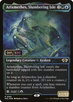 Wizards Of The Coast Arixmethes, Slumbering Isle (MUL-162Z) - Multiverse Legends: (Showcase) Foil