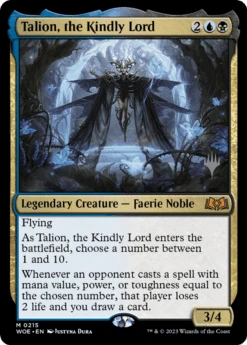 Wizards Of The Coast Talion, The Kindly Lord (PWOE-215P) - Wilds Of Eldraine Promos Foil