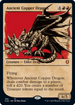 Wizards Of The Coast Ancient Copper Dragon: (Showcase)