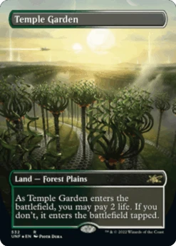 Wizards Of The Coast Temple Garden - Unfinity (Borderless) Foil