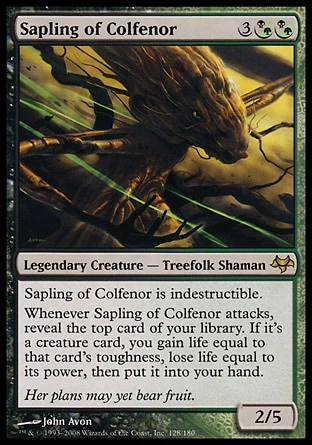 Wizards Of The Coast Magic: Eventide 128: Sapling Of Colfenor 3 Wizards Of The Coast Magic: Eventide 128: Sapling Of Colfenor
