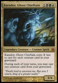 Wizards Of The Coast Magic: Commander 207: Karador, Ghost Chieftain