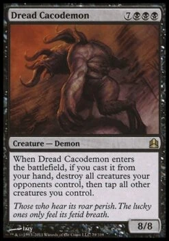 Wizards Of The Coast Magic: Commander 079: Dread Cacodemon
