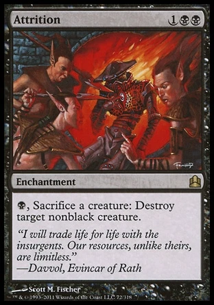 Wizards Of The Coast Magic: Commander 072: Attrition 3 Wizards Of The Coast Magic: Commander 072: Attrition