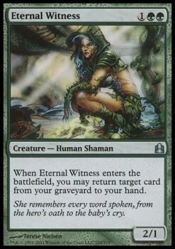 Wizards Of The Coast Magic: Commander 152: Eternal Witness