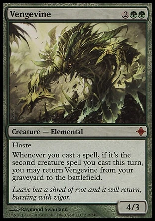 Wizards Of The Coast Magic: Rise Of The Eldrazi 212: Vengevine 3 Wizards Of The Coast Magic: Rise Of The Eldrazi 212: Vengevine