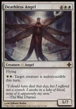 Wizards Of The Coast Magic: Rise Of The Eldrazi 017: Deathless Angel - Foil