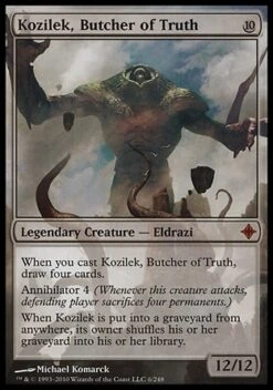 Wizards Of The Coast Magic: Rise Of The Eldrazi 006: Kozilek, Butcher Of Truth