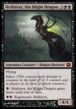 Wizards Of The Coast Magic: Scars Of Mirrodin 079: Skithiryx, The Blight Dragon