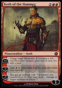 Wizards Of The Coast Magic: Scars Of Mirrodin 094: Koth Of The Hammer