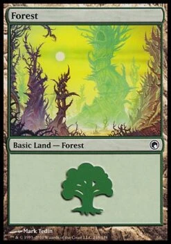 Wizards Of The Coast Magic: Scars Of Mirrodin 248: Forest 248 - Foil