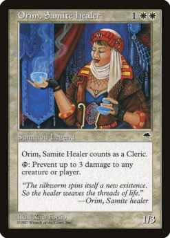 Wizards Of The Coast Magic: Tempest 033: Orim, Samite Healer