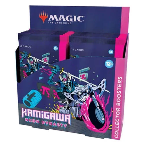Wizards Of The Coast MtG: Kamigawa : Neon Dynasty Collector's Booster Box 3 Wizards Of The Coast MtG: Kamigawa : Neon Dynasty Collector's Booster Box